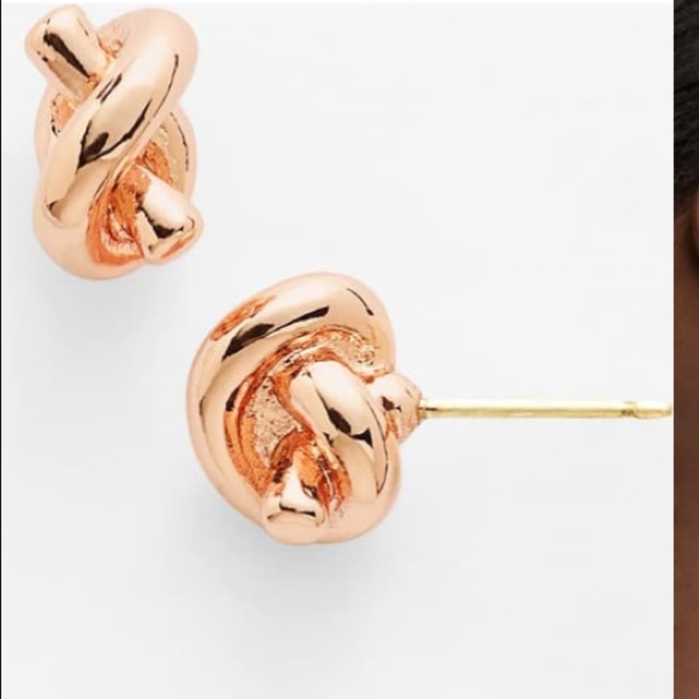 Kate Spade sailor knot mini earrings